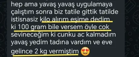 Katılımcı mesajı
