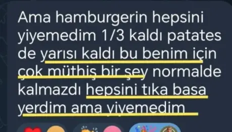 Katılımcı mesajı