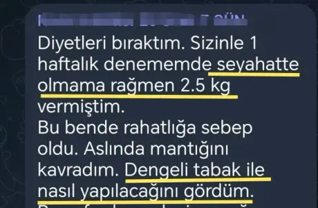 Katılımcı mesajı