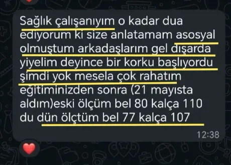 Katılımcı mesajı