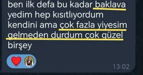 Katılımcı mesajı