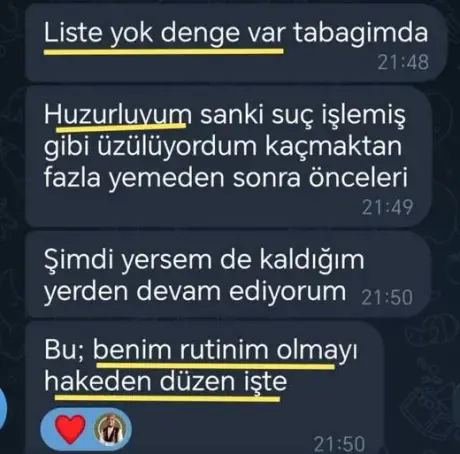 Katılımcı mesajı