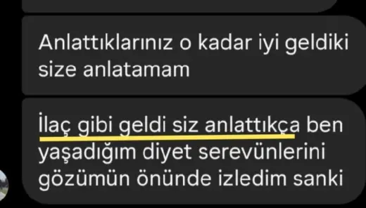 Katılımcı mesajı