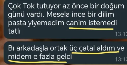 Katılımcı mesajı