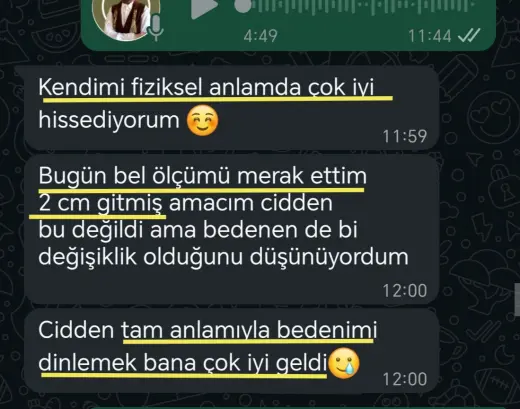 Katılımcı mesajı