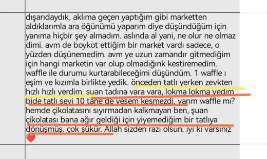 Katılımcı mesajı