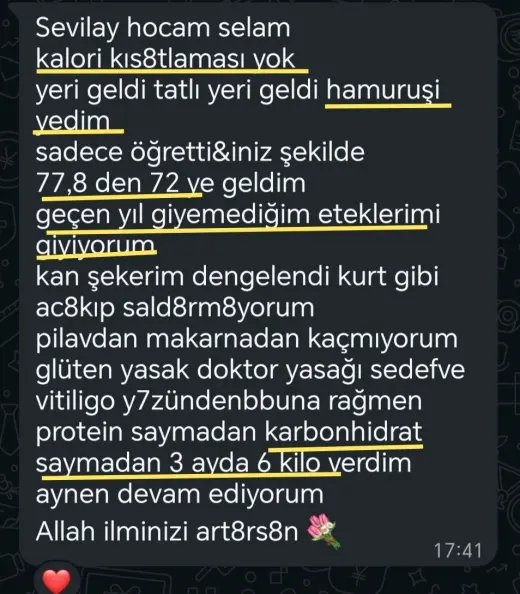 Katılımcı mesajı