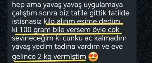 Katılımcı mesajı